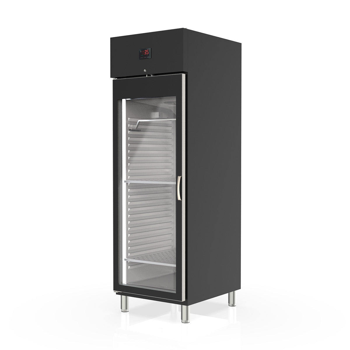 Vaiotec TOPLINE Reifeschrank Dry-Ager Schwarz, 645 Liter, 150kg Fleisch, B: 680 mm