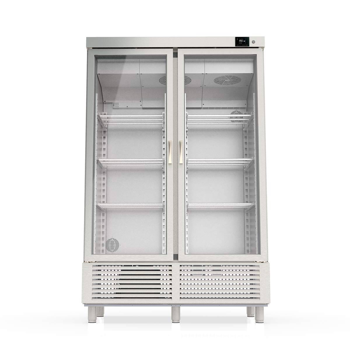 Vaiotec TOPLINE Reifeschrank Dry-Ager, Edelstahl, Abtropfen und Trocknen, LED, 1201 Liter, B: 1370 mm