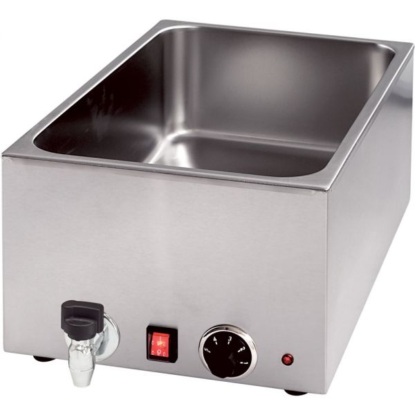 Stalgast Bain-Marie mit Ablasshahn GN1/1 200 mm Höhe