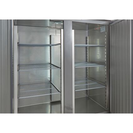 Edelstahl-Kühlschrank 1350L