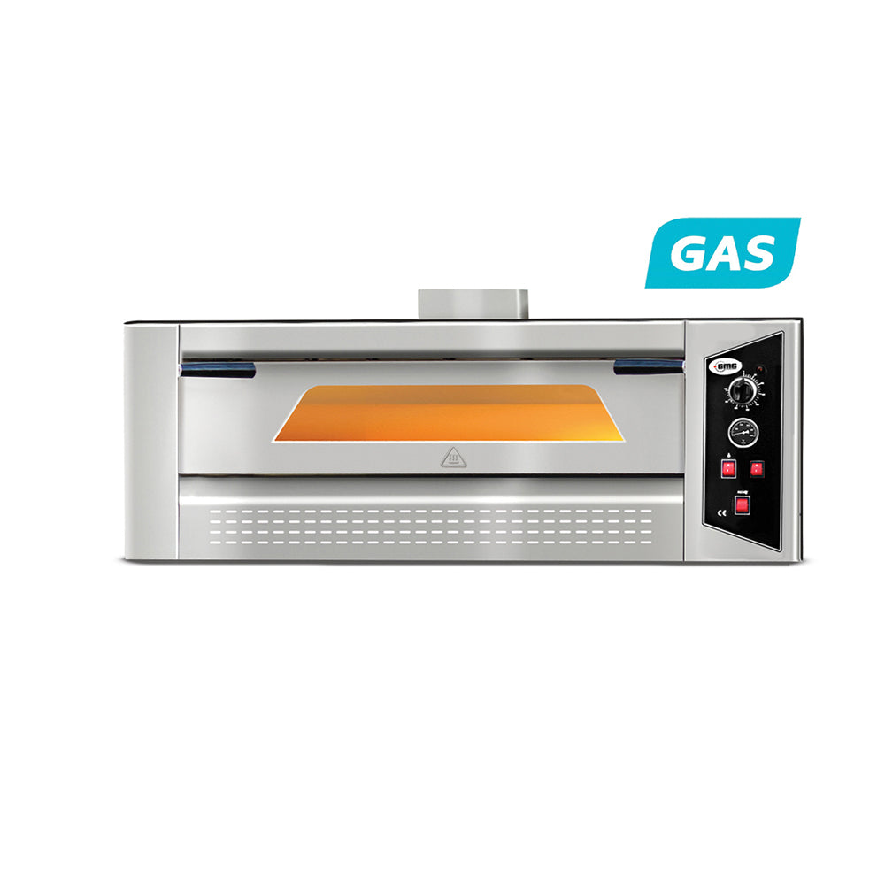 GMG - Gas-Pizzaofen PFG 6 - 6x Ø30cm | 7,5kW | 400V - Edelstahl 1 Backkammer