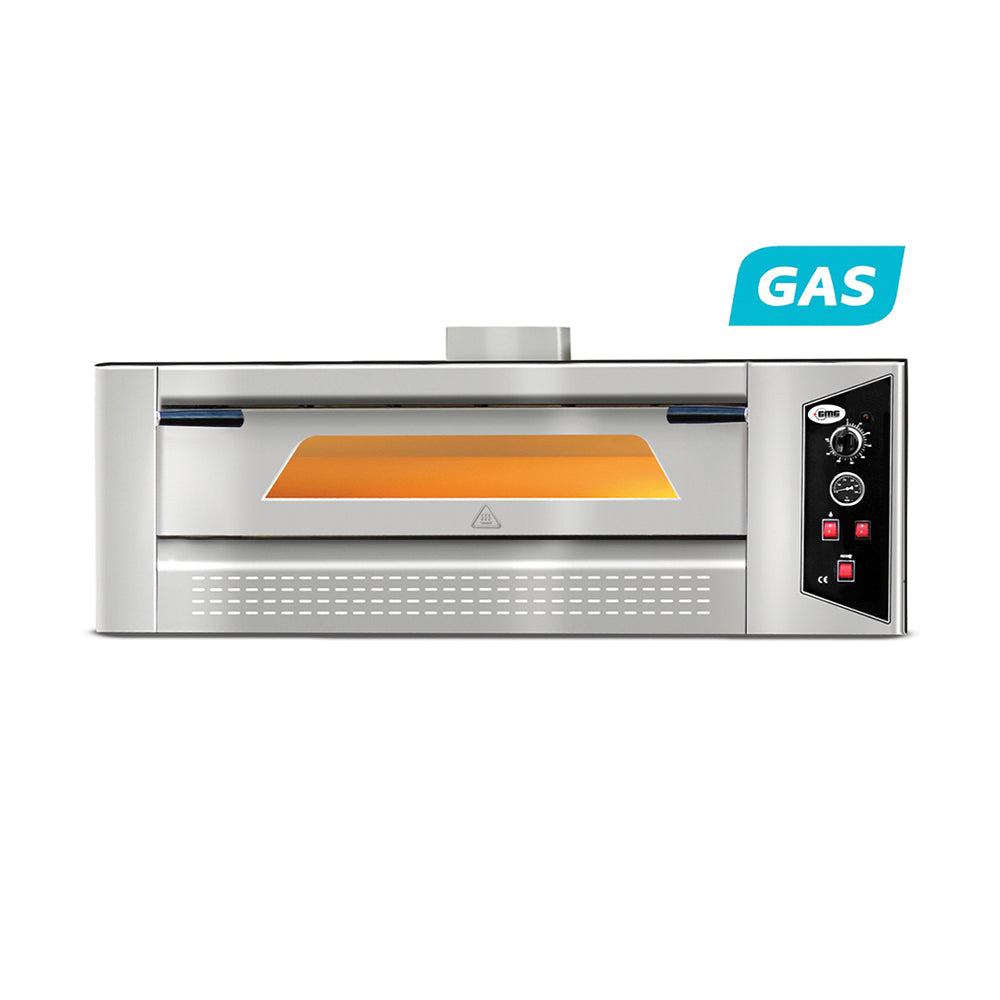 GMG - Gas-Pizzaofen PFG 9 - 9x Ø40cm | 10kW | 400V - Edelstahl 1 Backkammer